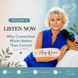 Podcast episode featuring Mary Warren discussing connection
